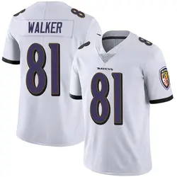 Nike Devontez Walker Baltimore Ravens Men's Limited White Vapor Untouchable Jersey
