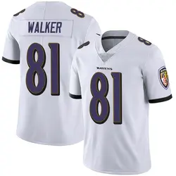 Nike Devontez Walker Baltimore Ravens Youth Limited White Vapor Untouchable Jersey