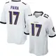 Nike Diego Pavia Baltimore Ravens Men's Game White Jersey