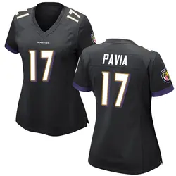 Nike Diego Pavia Baltimore Ravens Women's Game Black Jersey