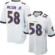 Nike Dion Wilson Jr. Baltimore Ravens Men's Game White Jersey