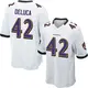 Nike Dominic DeLuca Baltimore Ravens Men's Game White Jersey