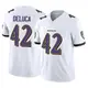 Nike Dominic DeLuca Baltimore Ravens Men's Limited White Vapor F.U.S.E. Jersey