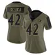 Nike Dominic DeLuca Baltimore Ravens Women's Limited Olive 2021 Salute To Service Jersey