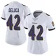 Nike Dominic DeLuca Baltimore Ravens Women's Limited White Vapor Untouchable Jersey