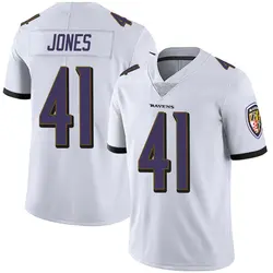Nike Dre'Mont Jones Baltimore Ravens Men's Limited White Vapor Untouchable Jersey