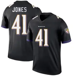 Nike Dre'Mont Jones Baltimore Ravens Youth Legend Black Jersey