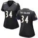 Nike Elijah Tau-Tolliver Baltimore Ravens Women's Game Black Jersey