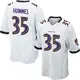 Nike Jacob Hummel Baltimore Ravens Men's Game White Jersey