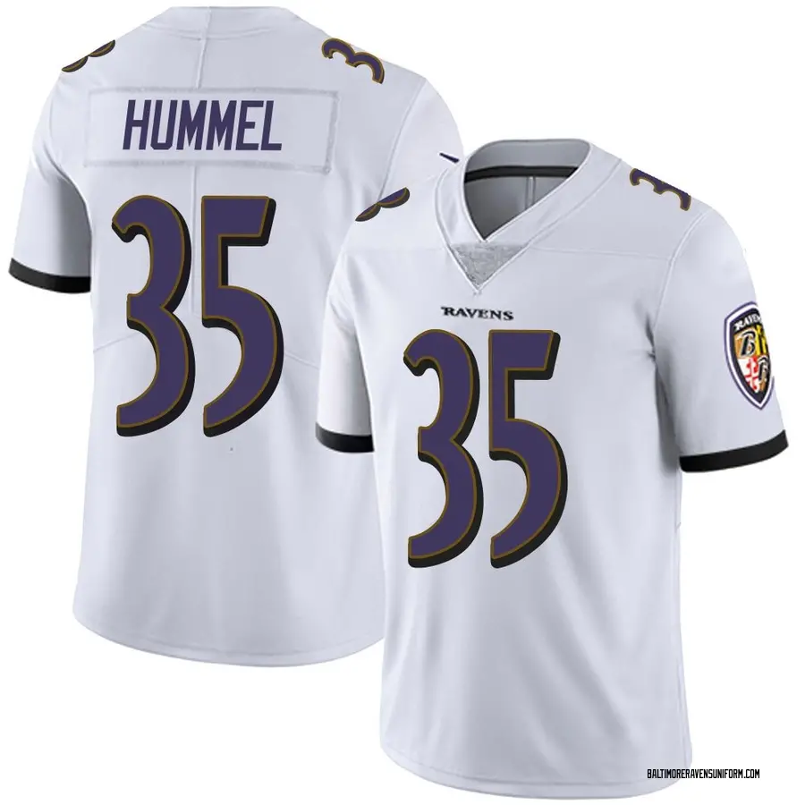 Nike Jacob Hummel Baltimore Ravens Youth Limited White Vapor Untouchable Jersey