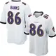 Nike Jahmal Banks Baltimore Ravens Men's Game White Jersey