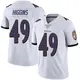 Nike Jay Higgins Baltimore Ravens Men's Limited White Vapor Untouchable Jersey