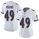Nike Jay Higgins Baltimore Ravens Women's Limited White Vapor Untouchable Jersey