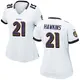Nike Jaylinn Hawkins Baltimore Ravens Women's Game White Jersey