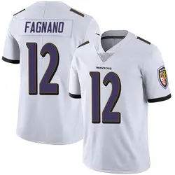 Nike Joe Fagnano Baltimore Ravens Men's Limited White Vapor Untouchable Jersey