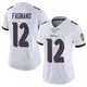 Nike Joe Fagnano Baltimore Ravens Women's Limited White Vapor Untouchable Jersey