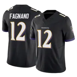Nike Joe Fagnano Baltimore Ravens Youth Limited Black Vapor F.U.S.E. Jersey