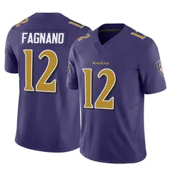 Nike Joe Fagnano Baltimore Ravens Youth Limited Purple Vapor F.U.S.E. Jersey
