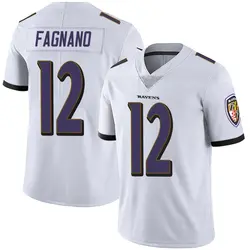 Nike Joe Fagnano Baltimore Ravens Youth Limited White Vapor Untouchable Jersey