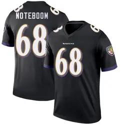 Nike Joe Noteboom Baltimore Ravens Youth Legend Black Jersey
