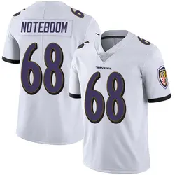 Nike Joe Noteboom Baltimore Ravens Youth Limited White Vapor Untouchable Jersey