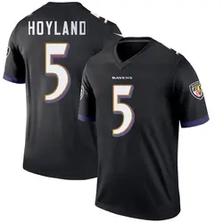 Nike John Hoyland Baltimore Ravens Men's Legend Black Jersey
