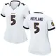 Nike John Hoyland Baltimore Ravens Women's Game White Jersey