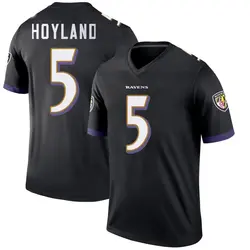 Nike John Hoyland Baltimore Ravens Youth Legend Black Jersey
