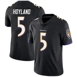 Nike John Hoyland Baltimore Ravens Youth Limited Black Alternate Vapor Untouchable Jersey