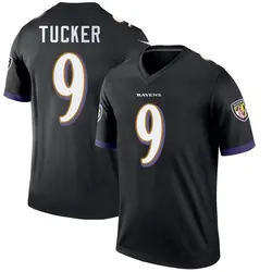 Justin Tucker Baltimore Ravens Men's Legend Black Jersey