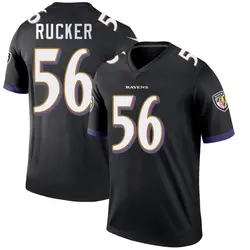 Nike Kaimon Rucker Baltimore Ravens Men's Legend Black Jersey