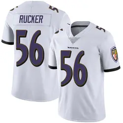 Nike Kaimon Rucker Baltimore Ravens Men's Limited White Vapor Untouchable Jersey