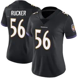 Nike Kaimon Rucker Baltimore Ravens Women's Limited Black Alternate Vapor Untouchable Jersey