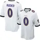 Nike Kaimon Rucker Baltimore Ravens Youth Game White Jersey