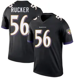 Nike Kaimon Rucker Baltimore Ravens Youth Legend Black Jersey