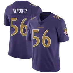 Nike Kaimon Rucker Baltimore Ravens Youth Limited Purple Color Rush Vapor Untouchable Jersey