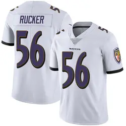Nike Kaimon Rucker Baltimore Ravens Youth Limited White Vapor Untouchable Jersey