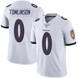 Nike Laken Tomlinson Baltimore Ravens Men's Limited White Vapor Untouchable Jersey