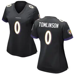 Nike Laken Tomlinson Baltimore Ravens Women's Game Black Jersey