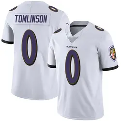 Nike Laken Tomlinson Baltimore Ravens Youth Limited White Vapor Untouchable Jersey