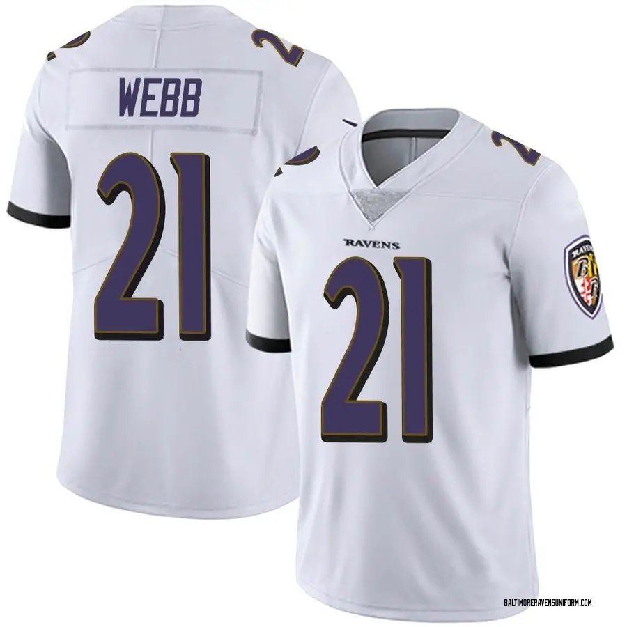 Nike Lardarius Webb Baltimore Ravens Men's Limited White Vapor Untouchable Jersey
