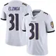 Nike Luke Elzinga Baltimore Ravens Men's Limited White Vapor Untouchable Jersey
