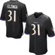 Nike Luke Elzinga Baltimore Ravens Youth Game Black Jersey