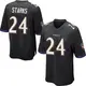 Nike Malaki Starks Baltimore Ravens Men's Game Black Jersey