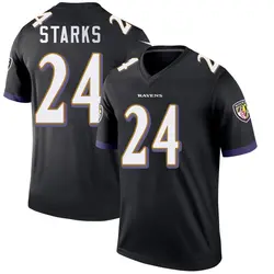 Nike Malaki Starks Baltimore Ravens Men's Legend Black Jersey