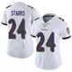 Nike Malaki Starks Baltimore Ravens Women's Limited White Vapor Untouchable Jersey