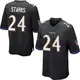 Nike Malaki Starks Baltimore Ravens Youth Game Black Jersey