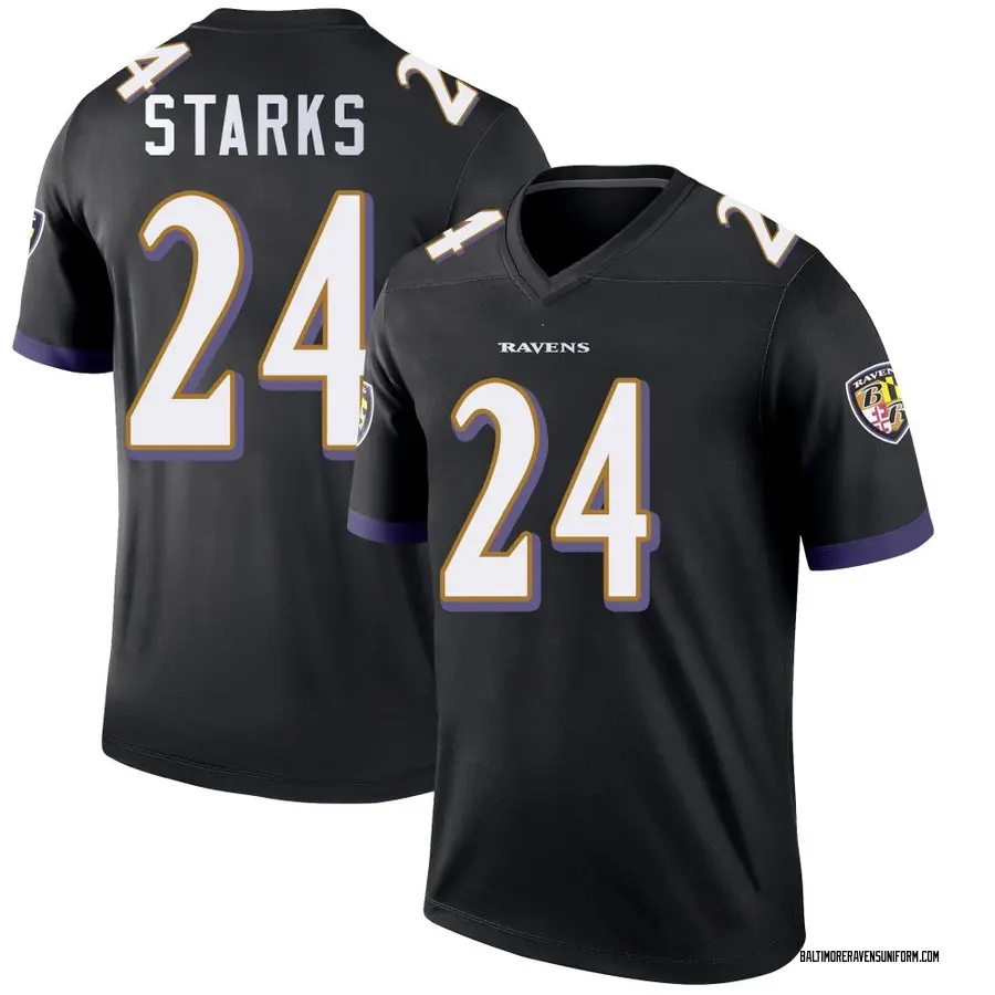 Nike Malaki Starks Baltimore Ravens Youth Legend Black Jersey