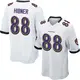 Nike Matthew Hibner Baltimore Ravens Men's Game White Jersey