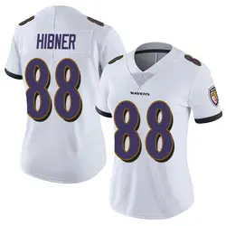 Nike Matthew Hibner Baltimore Ravens Women's Limited White Vapor Untouchable Jersey